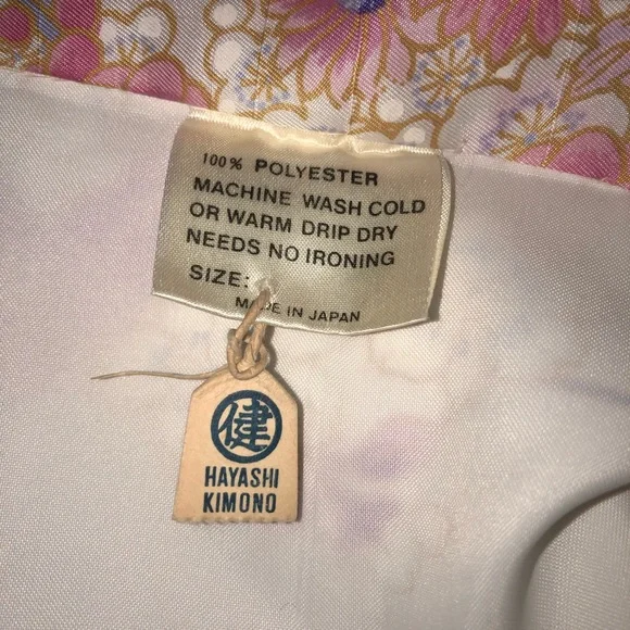 Vintage Kimono Hayashi Traditional made in Japan - Picture 4 of 4
